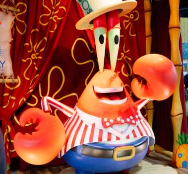 Mr. Krabs animatronic for SpongeBob's Crazy Carnival Ride from Sally Dark Rides